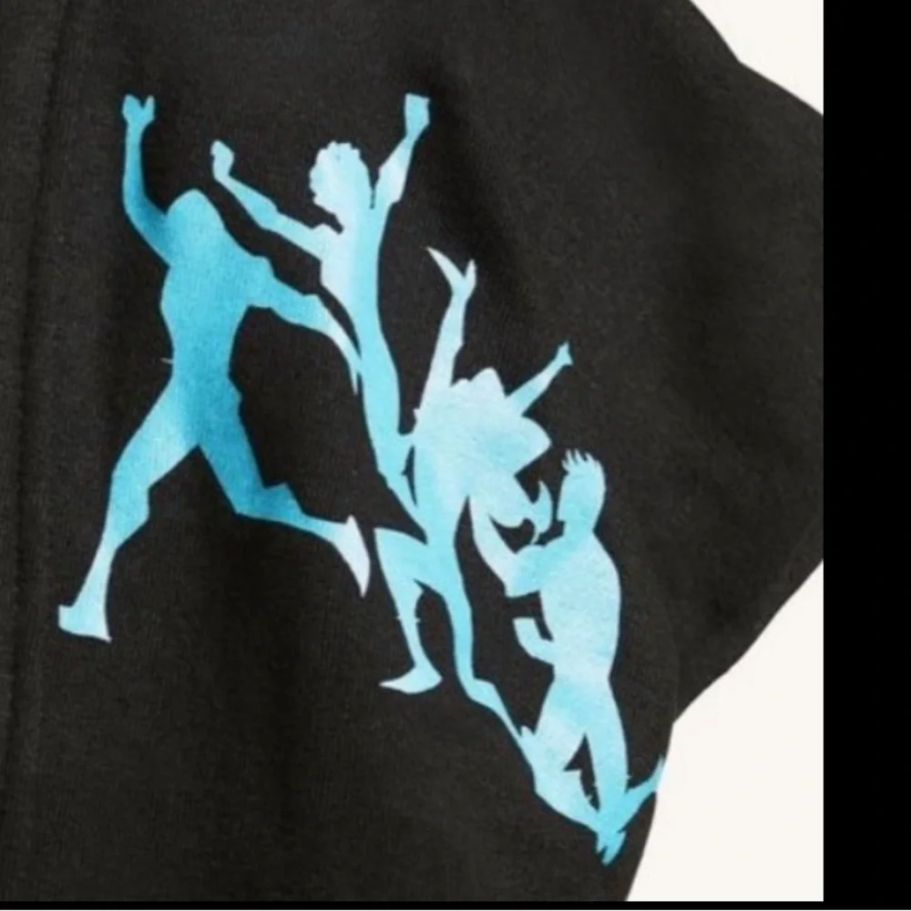 Peloton Graphic Hoodie Mens Large Limited Edition NWT Fleece Zip up hoodie